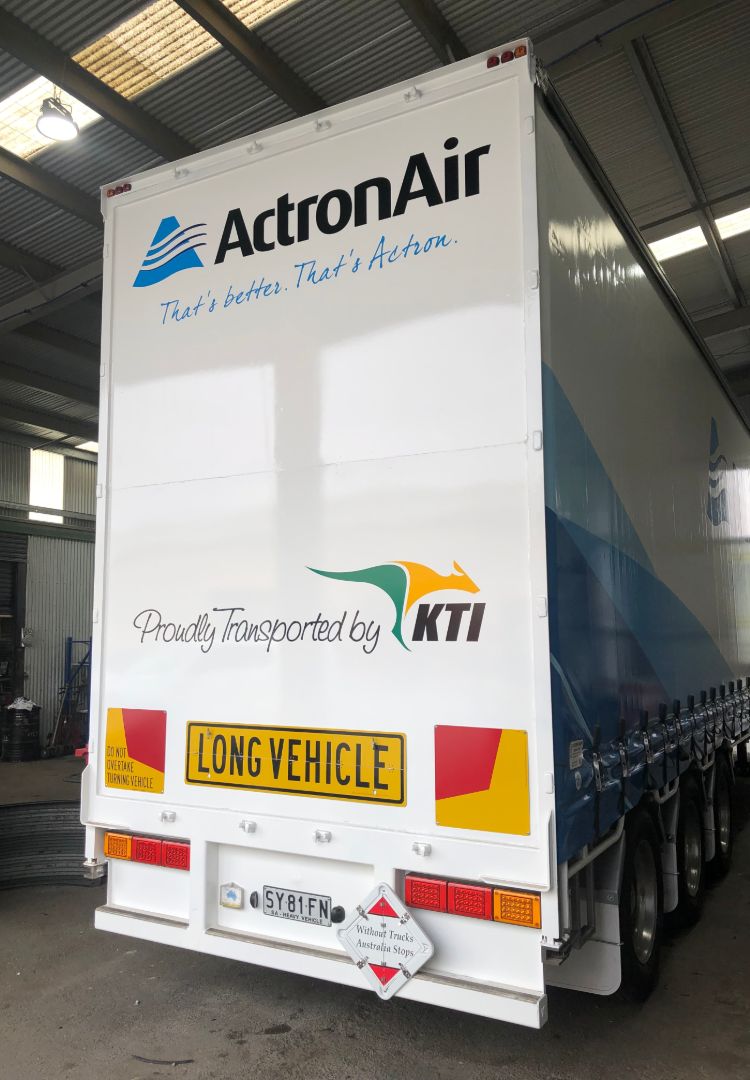 Second truck signage job from our workshop